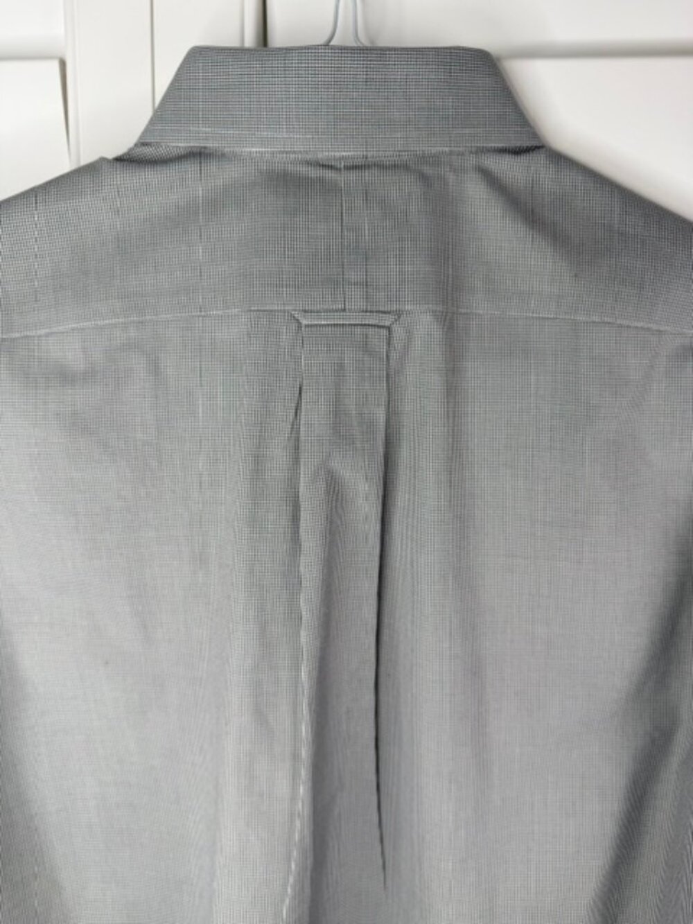 2 Roundtree & Yorke Pinpoint Cotton Micro-Check Dress Shirts - Size 15.5/33 - Picture 6 of 13